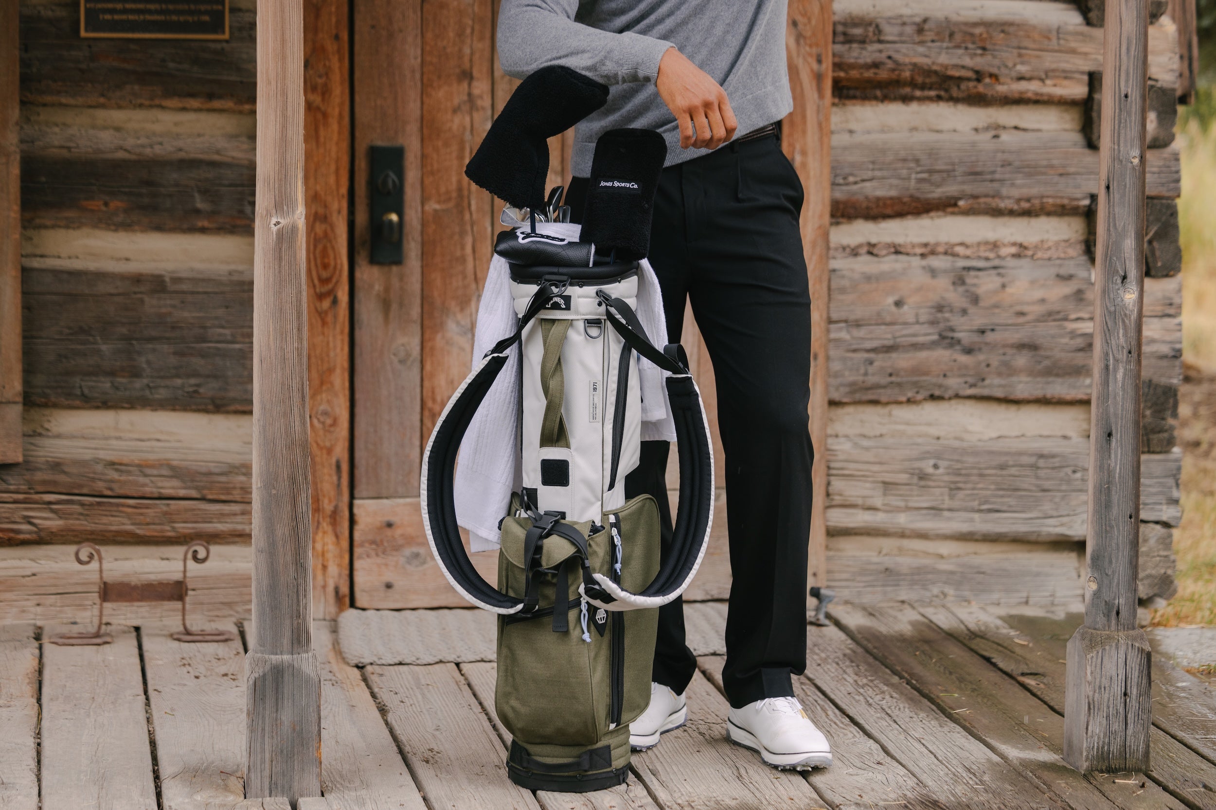 Rover Stand Bag - Bone/Olive Night