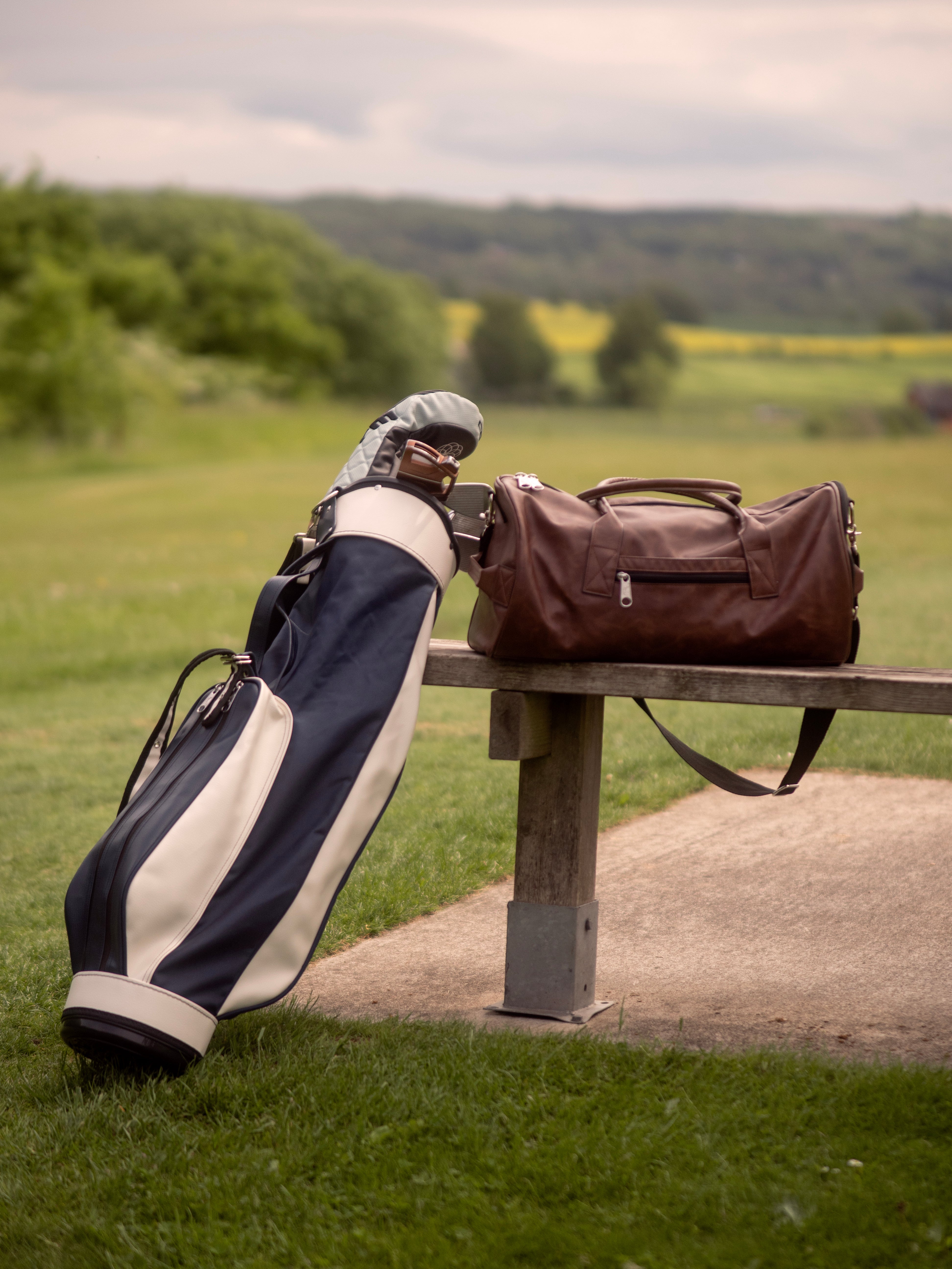 The Original Jones Bag - Blue/White